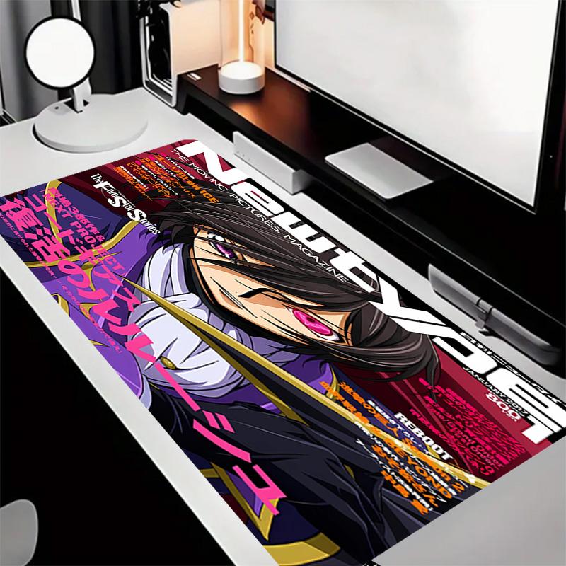 Anime Code Geass Theme Premium Non-slip Mouse Pad with Stitched Edges,Durable Rubber Material,for Desktop & Gaming Great Gifts