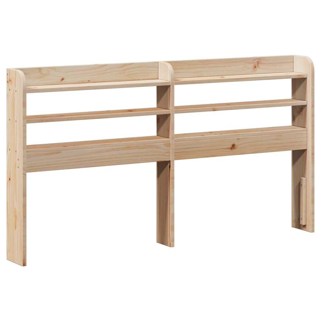 Wooden Bed Frame with Headboard Without Mattress 150x200 cm