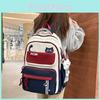 Cartoon Cat Letter Girls Backpack With Durable Nylon For School And College