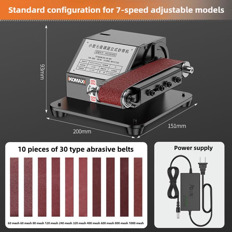 

Automatic Knife Sharpener Portable Household Cutter Grinder Electric Belt Sander Grinding Wheel Machine Quick Sharping Tools