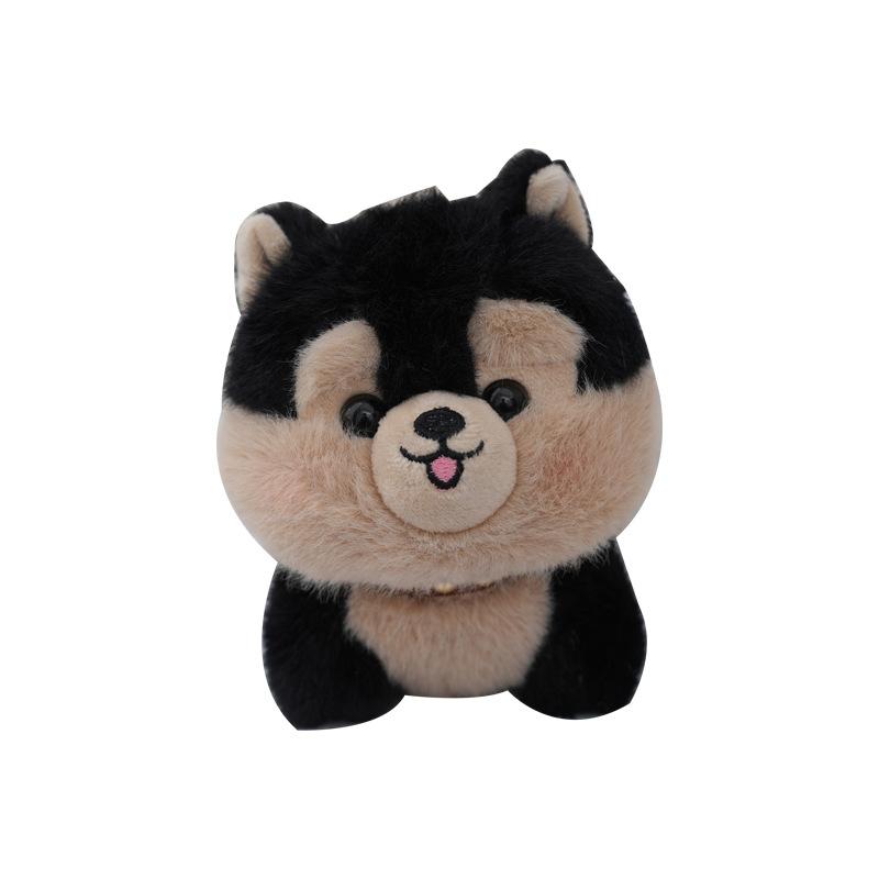 Style Cartoon Lovable Dog Plush Doll Realistic Stuffed Animal For Girls 12cm