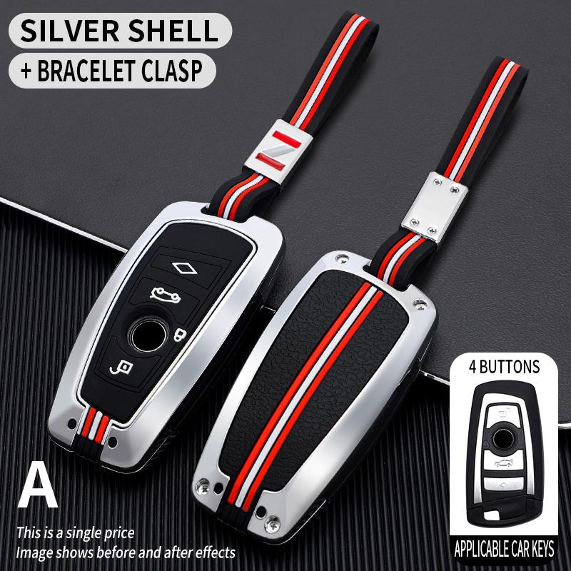 Bil Fjernkontroll Nøkkel Etui Deksel Skall Fob For BMW 1 3 5 7 Serie X1 X3 X4 X5 F10 F15 F16 F20 F30 F18 F25 M3 M4 E34 Biltilbehør