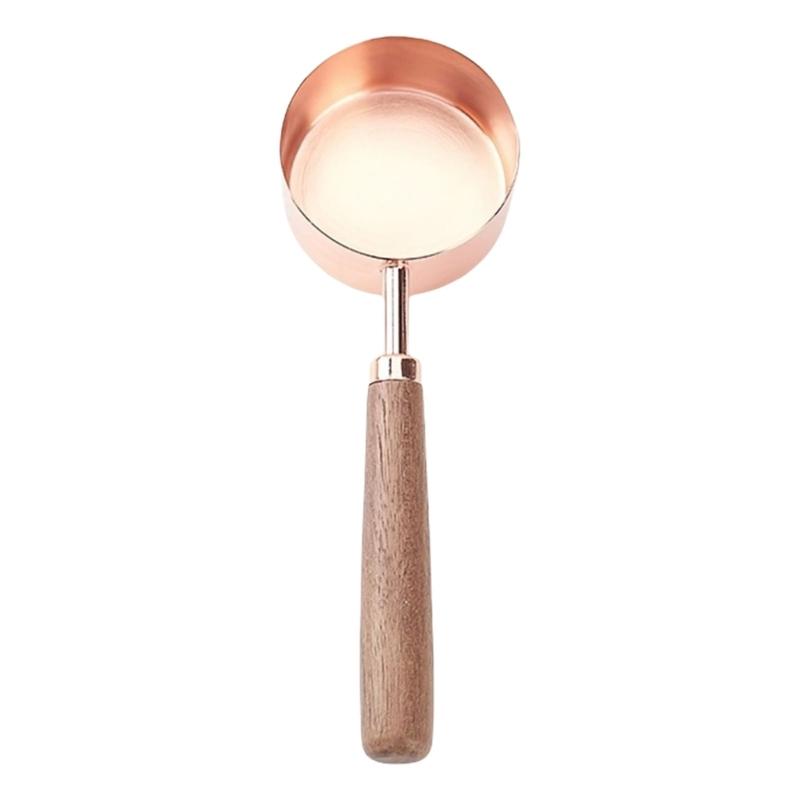 Wood Handle Spoon Vintage Metal Melting Spoon Waxes Melting Spoon for Seal Stamp Envelope Letter Art Craft Embellishment