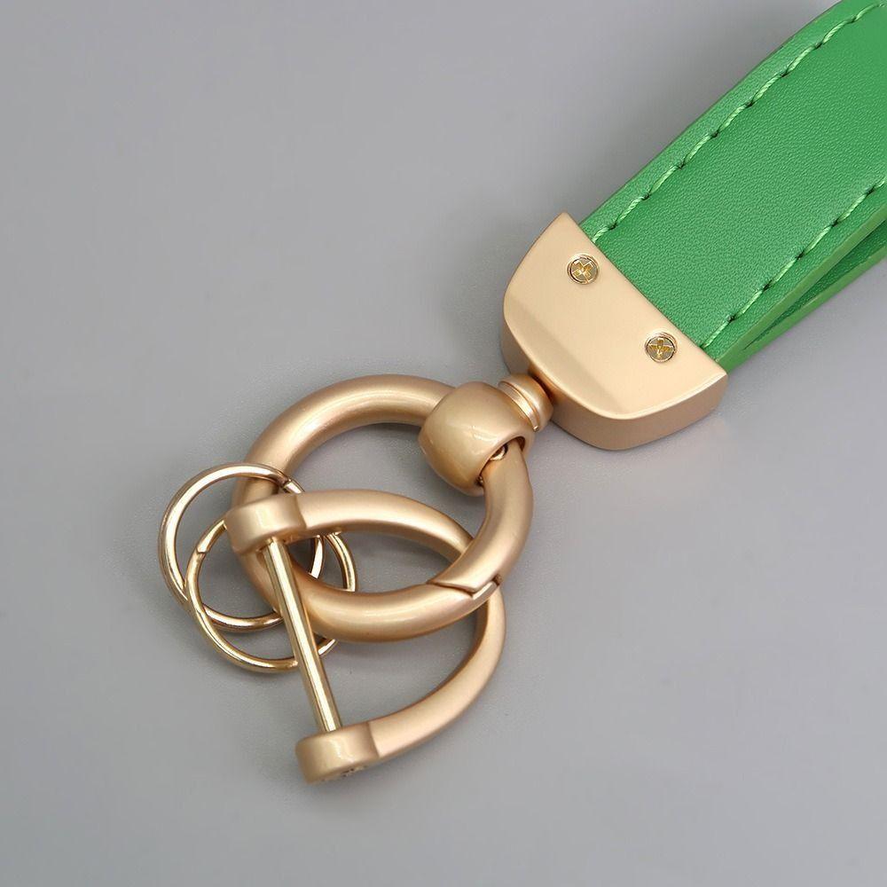 Key Holder Leather Car Keyring Key Anti-lost Car Key Pendant Small Gift