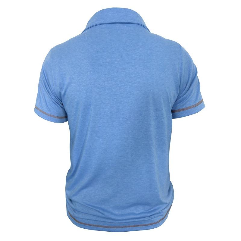 Maglietta Polo Casual da Uomo Taglie Forti con Colletto Reversibile, Maniche Corte, Tasca, Bottoni