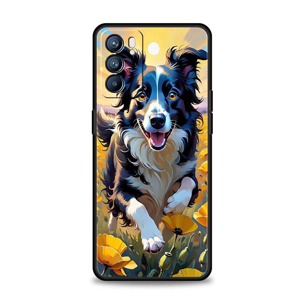 Dog Paw Phone Case For Oppo Reno13 Reno12 Reno11 F Reno10 Pro A54 5G Find X5 A53 A52 A9 A17 A57 A78 4G A79 A80 A98 Cover
