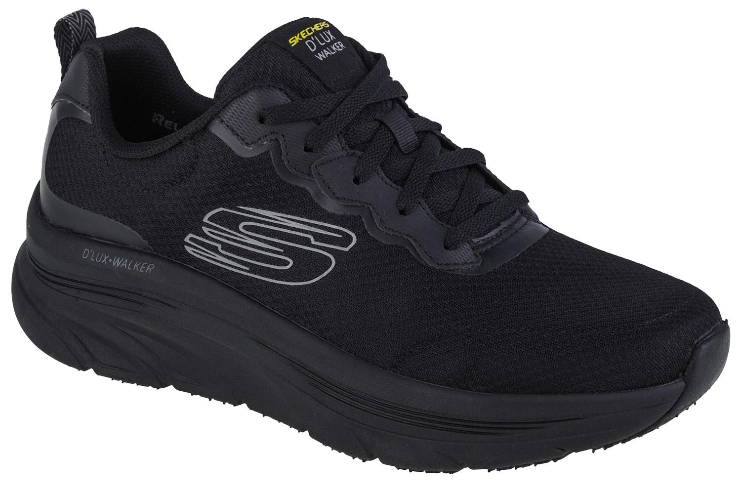 Skechers D'Lux Walker - Scrambler 232264-BKCC, Homme, Baskets, noir 40 noir