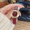 Watch Gold Angola Red Ladies Square Ladies Niche Light Luxury Retro Women'S Watch