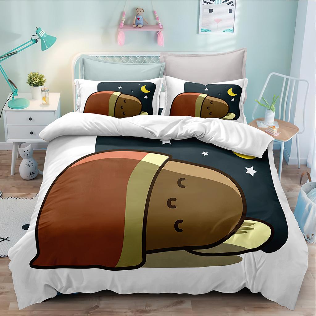 Fashion Technology Printing, 3D Digital Printing, Bedding, Duvet Covers, Pillowcases, Three-piece Sets