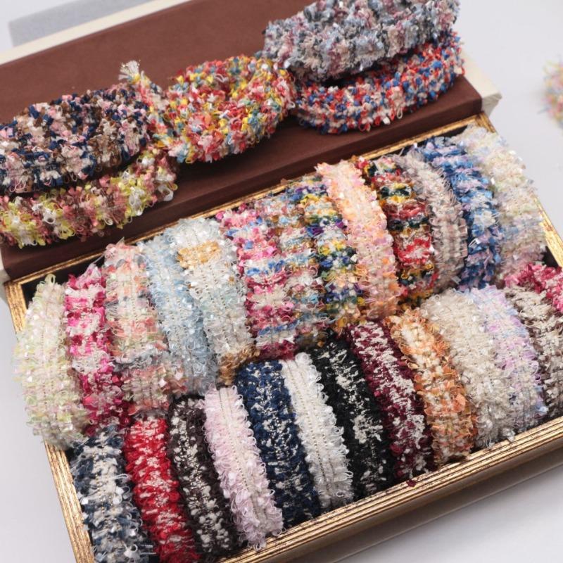 90Yards 1.5cm Vintage Embroidered Lace Ribbon Fabric Sewing Lace Trim Handmade Costume Dress Sewing Trimmings Wedding Decoration