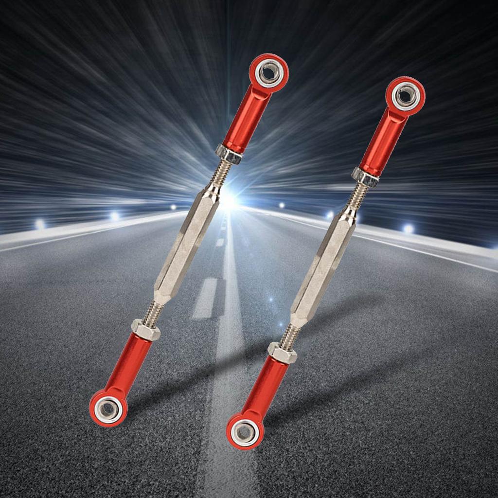 6Pcs 88mm Aluminum Alloy Push RodsTurnbuckle Rod Linkage Accessories for RC Car