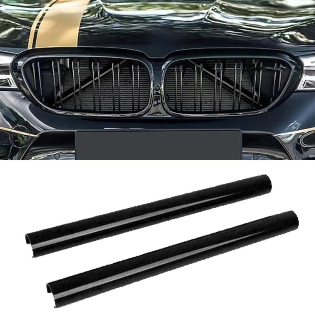 2Pcs For BMW Grille Trim Strips V Brace Wrap for F30 F31 F32 For F33 F34