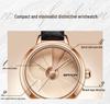 Sanda Korean Style Women's Waterproof Steel & Leather Strap Business Watch