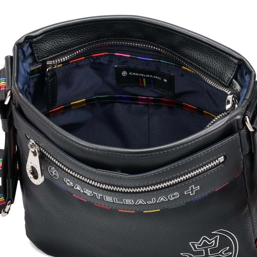Castelbajac June Black Shoulder Bag Men's