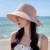 Breathable Women's Bucket Hat Anti-UV Sunscreen Visor Cap Casual Summer Sun Hat  Beach Wear