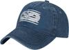 Air Force Civil Engineer Badge Distressed Baseball Cap Vintage Washed Denim Style Dad Hat