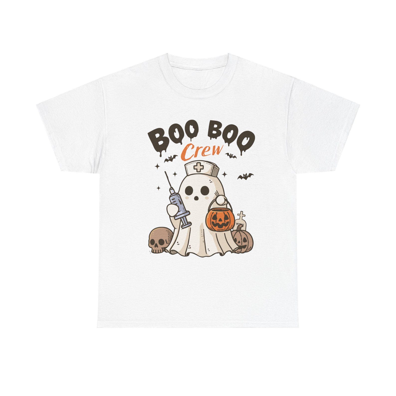 Boo Crew Nurses Halloween Tee M