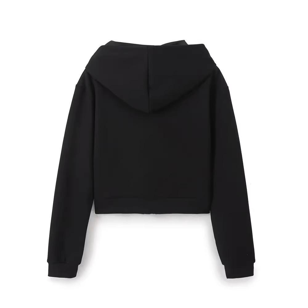 2024 Autumn Women's European & American Style Double-Sided Fabric Sweatshirt & Long Pants Set