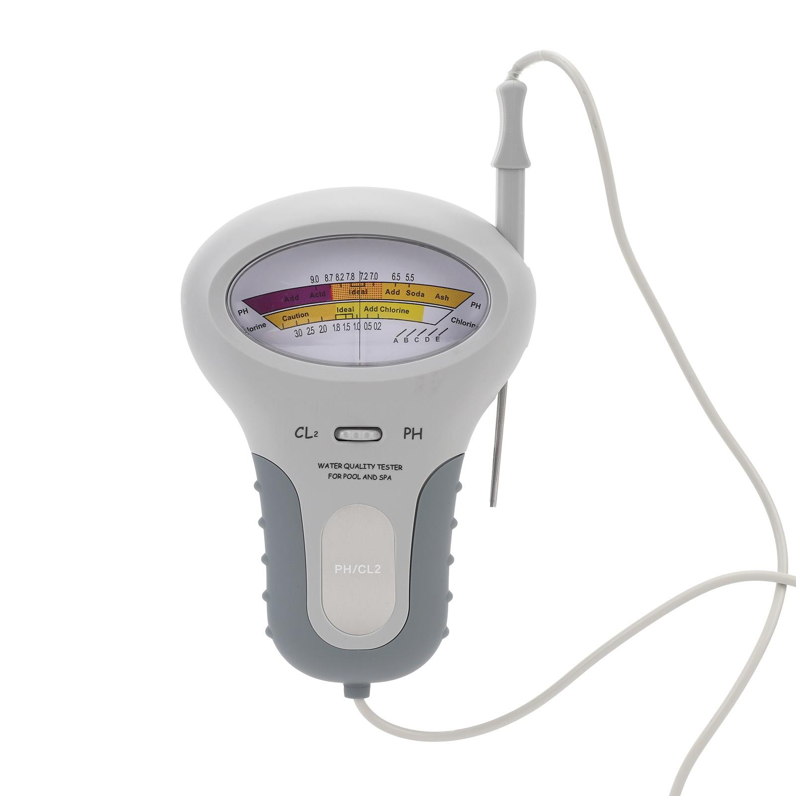 

Тестер качества воды Высокоточный четкий дисплей CL2 PH анализатор качества воды с измерением