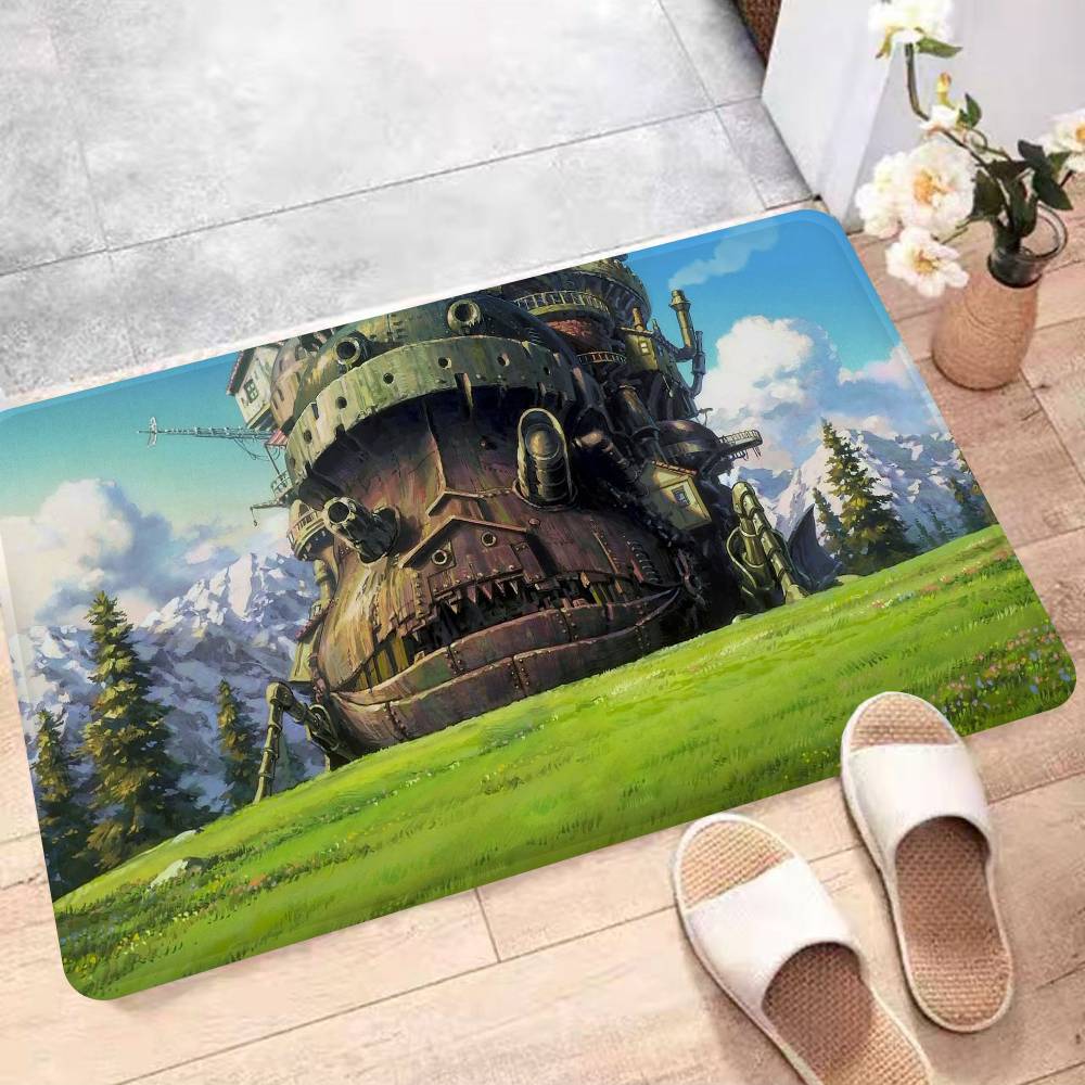 Japan Anime H-Heulen M-Bewegliches C-Schloss Badematte INS Stil Weich Schlafzimmerboden Haus Waschküchenmatte Rutschfest Willkommen Fußmatte