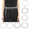 Women Adjustable Diamond Belt Chain Vintage Style Wedding Dress Accessory - Silver