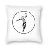 SK The Infinity Skateboarder Quadratische Kissenhülle Polyester Leinen Samt Kreativer Reißverschluss Dekor Kissenhülle für Sofa Auto