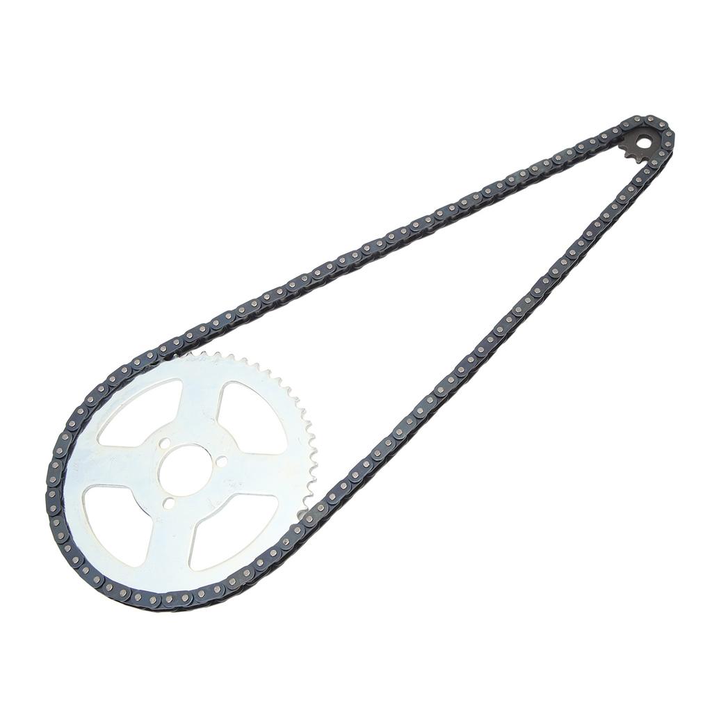 T8F Front and Rear Sprocket Chain High Strength for 47cc 49cc Mini Dirt ATV Pocket Bikes Minimo