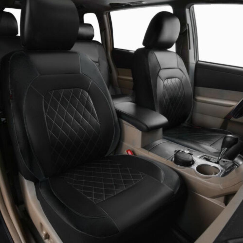 Universal Flat Cloth Car Seat Cover Non- Design Front Set