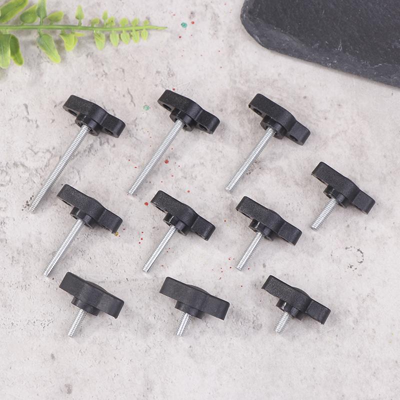 4Pcs 304 Stainless Steel Thumb Screws M4 Z-Shaped Handle Bolt Hand Knob Mechanically Adjustable Thumb Butterfly Wing Screws