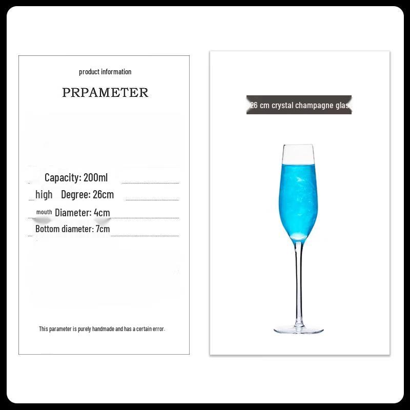 LISM Crystal Champagne Flutes (Set of 2)