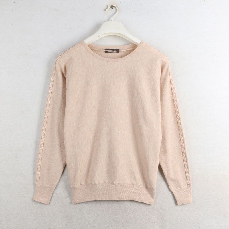 Sunshine House Autumn and Winter New Arrival Export Fashion Women's round-Collar Long-Sleeve Knitwear Plus Size Sweater Pullover