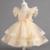 Little Girl's Puffy Princess Dress - Wedding, Birthday, Piano Performance Summer Outfit
