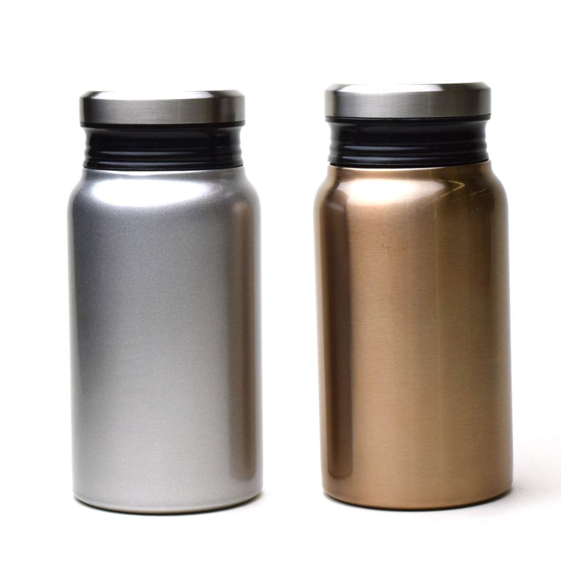 

Maebata Luxe Pair Thermos Bottles 400ml 51619 (Silver & Bronze)