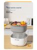 Multifunctional Ultrasonic Vegetable & Fruit Washer with Large Capacity Basin and Drain Basket