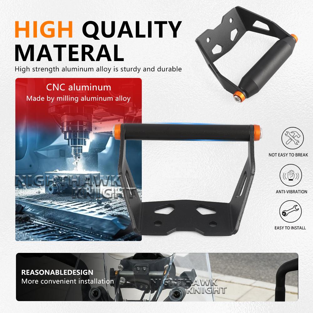 For 790 Adventure R 2024 2025 890 adventure R 2023-2025 New Motorcycle CNC Expansion Bracket GPS Navigation Bracket Phone Holder