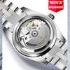 HOLUNS Reloj de Oro para Hombre de Diseñador Clásico de Lujo Acero Completo Japón MIYOTA Automático Mecánico de Cuerda Automática Reloj de Pulsera de Negocios