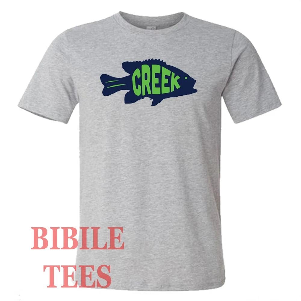 CREEK FISHING Men s Grey Size S to 5XL XL