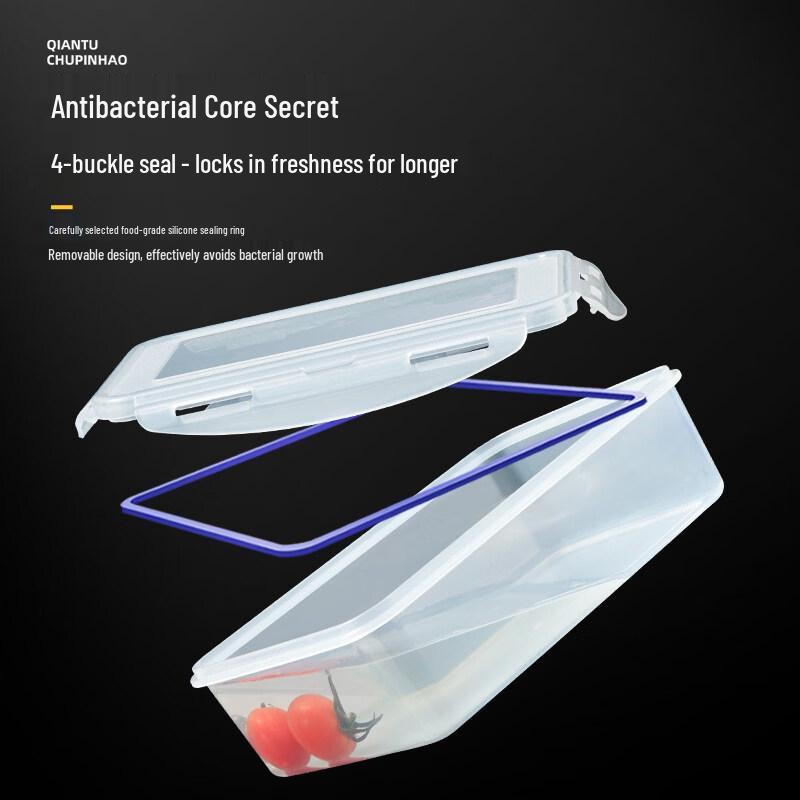 DM Transparenter Luftdichter Lebensmittelaufbewahrungsbehälter