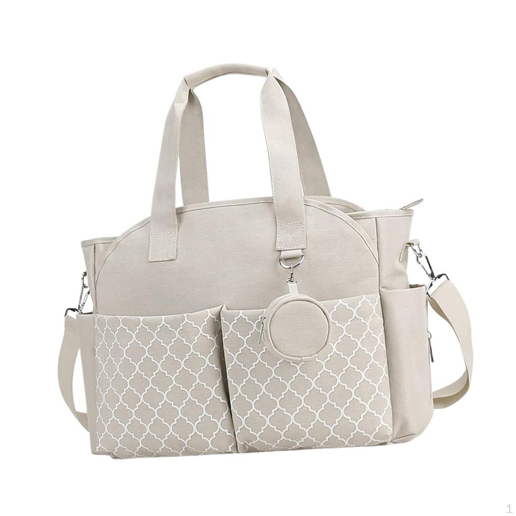 Wickeltasche für Mama, tragbar mit Schultergurt, Aufbewahrungsorganizer, Windel für Outdoor-Aktivitäten