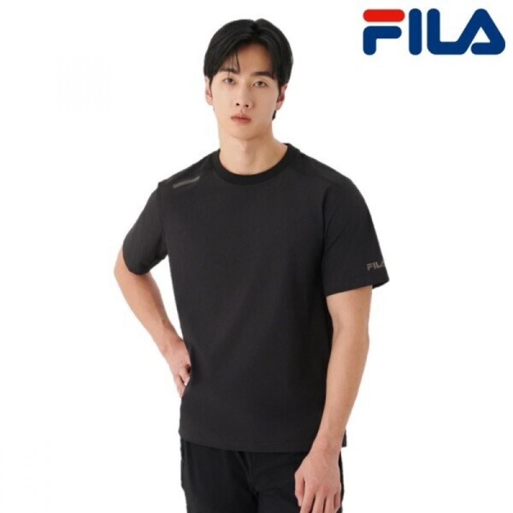 Функциональная футболка Fila Performance из меланжевой ткани с эластичностью, черная Fs2rsg2206x BLK (black)/095