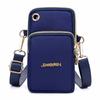 Zipper Phone Bag, Fashion Portable Nylon Coin Purse Versatile Small Shoulder Bag