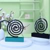 Creative Nordic Style Mosquito Coil Holder With Tray, Iron Spiral Mosquito Repellent Incense Rack Plate For Home Summer Decor