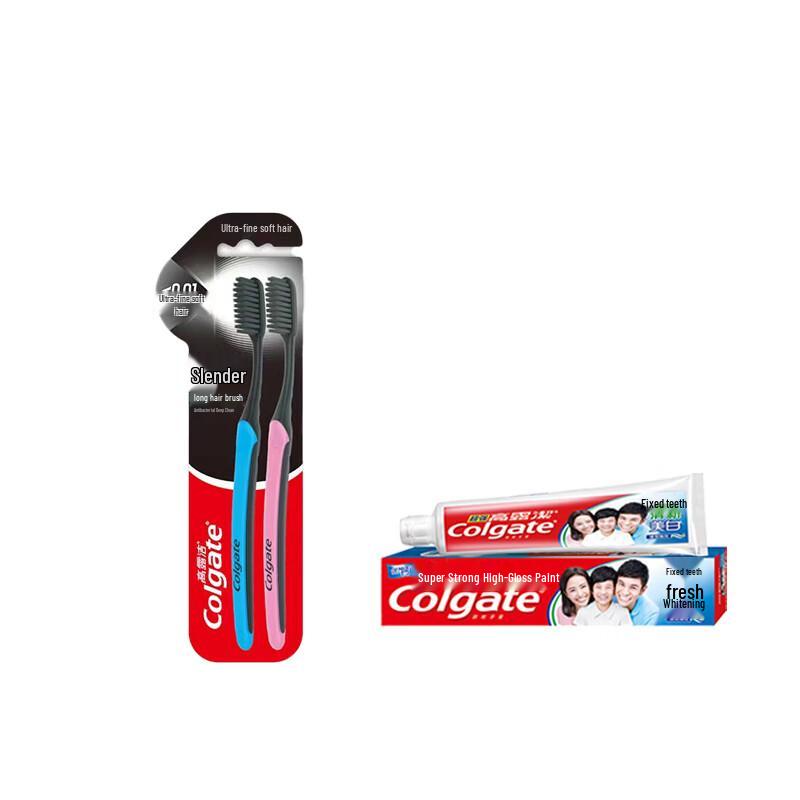 Colgate Charcoal Toothbrush & Toothpaste Set