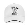Funny Here For The Beer Print Baseball Cap Cartoon Creativity Beer Men Women Caps Adjustable Outdoor Sports Hat