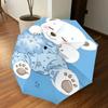 1PC Polar bear Umbrella-8-Rib Reinforced, Automatic Open, Lightweight & Durable, Fashion Accessory for Outdoor, H0375