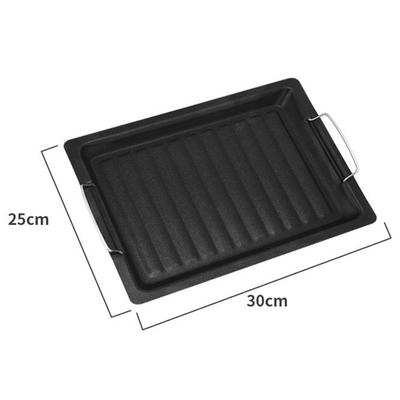 1pc Thickened Non-Stick Baking Pan 25x30cm Baking Sheet Grilling Meats Baking Desserts For Outdoor BBQs Toolsaccessories