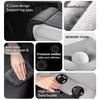 Universal Leather Car Seat Cover with Leg Support, Breathable Non-slip Padding, Relieve Fatigue Seat Cushion Protector
