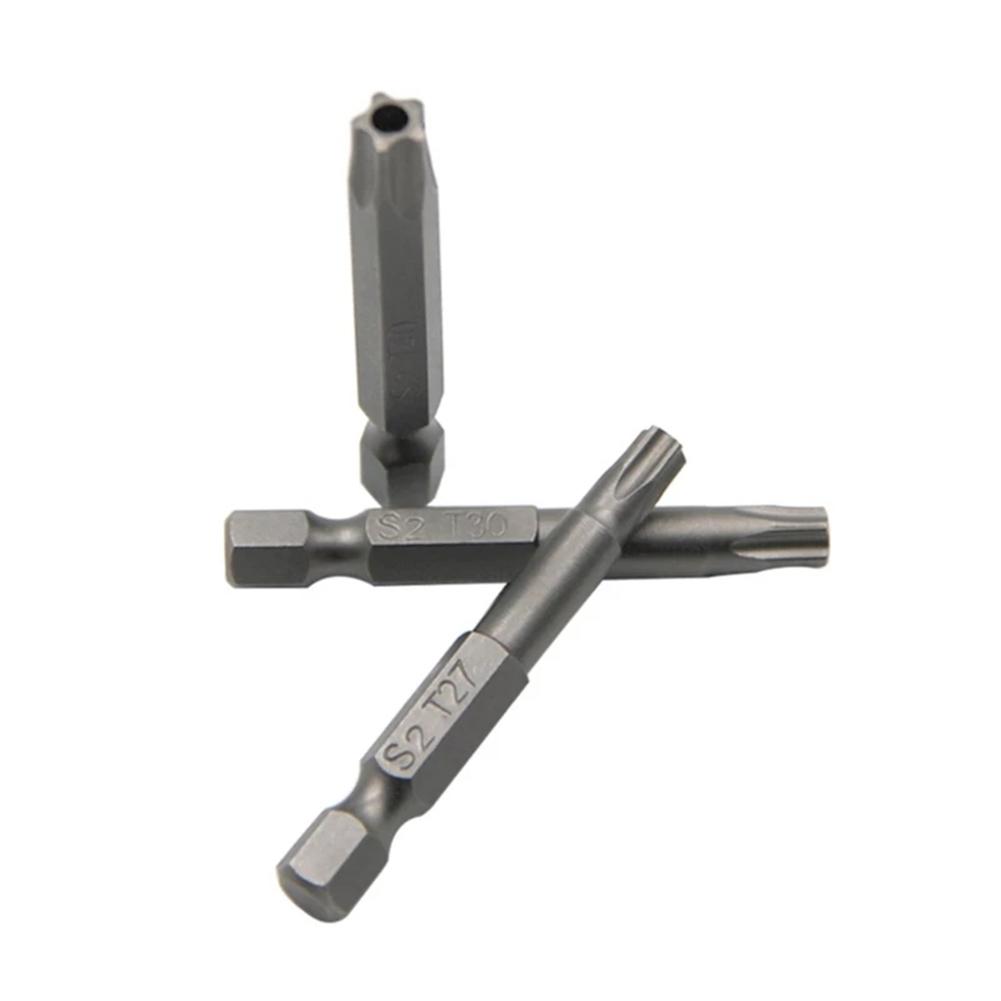 1/4 Hexagon Shank Screwdriver Bit Hexagon Head Knockout Head With Hole