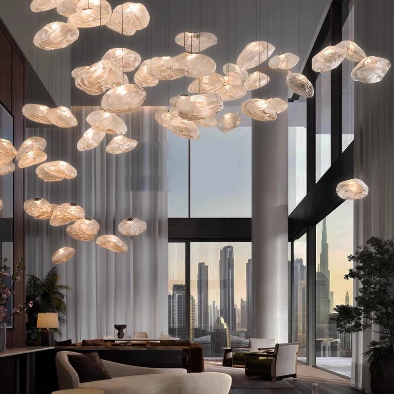 Nordic Glass Cloud Chandelier
