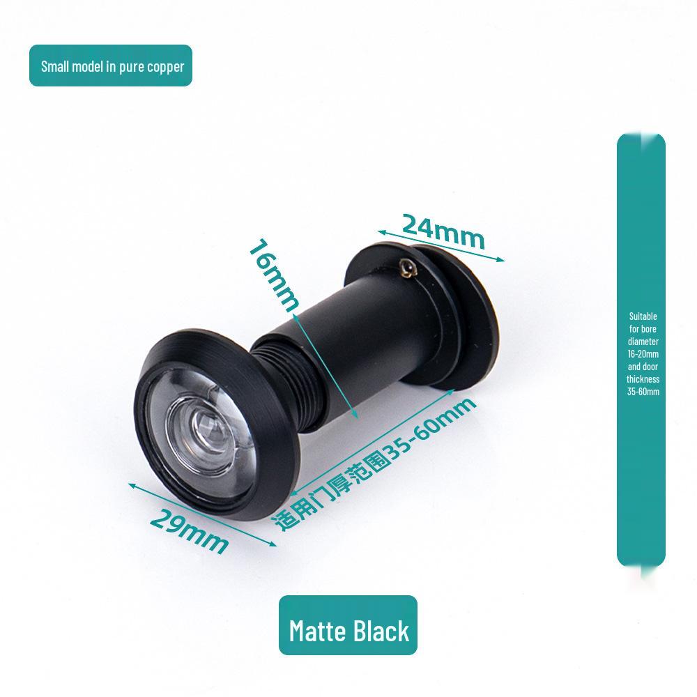 Zinc Alloy Adjustable Peephole Viewer - Anti-pry HD Cat Eye for Apartment Doors